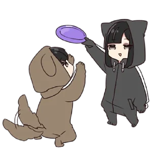 😇 emoji Юрудура-тян ч.2 @nyasticks Telegram sticker 23 of 41