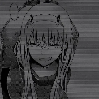 ☺️ emoji 👻°аниме чб; by @nezabydii Telegram sticker 22 of 25