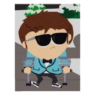 😎 emoji Южный Парк Telegram sticker 14 of 19