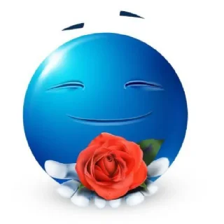 😄 emoji Блю емоджи Telegram sticker 11 of 16