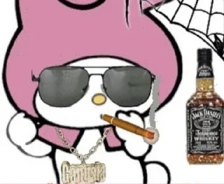 Sticker from Hello kitty my  love 🖤