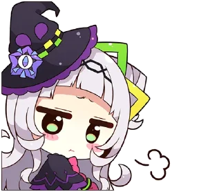 😐 emoji Murasaki Shion @jp_stickers Telegram sticker 20 of 24