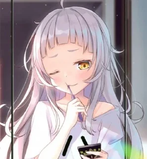 🌙 emoji [Murasaki Shion 🌙] :: @Whatichka Telegram sticker 10 of 55