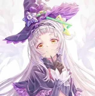 🌙 emoji [Murasaki Shion 🌙] :: @Whatichka Telegram sticker 5 of 55