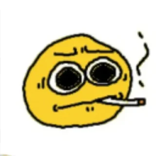 😟 emoji жёлтые ебала @stolen_meme_s Telegram sticker 14 of 45