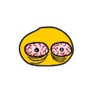 😣 emoji жёлтые ебала @stolen_meme_s Telegram sticker 21 of 45