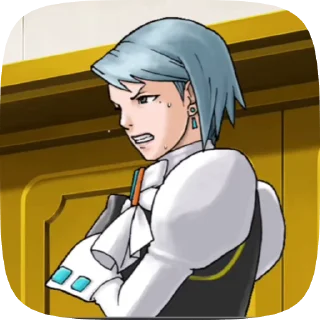 💙 emoji Franziska von Karma 💙| @martakaren Telegram sticker 7 of 16