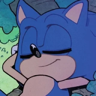 😌 emoji Sonic IDW comics!!! Telegram sticker 24 of 76