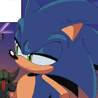 😑 emoji Sonic IDW comics!!! Telegram sticker 17 of 76