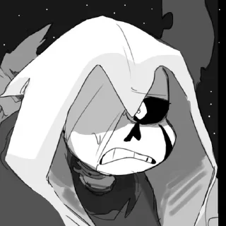 😶‍🌫️ emoji Goth Sans Telegram sticker 16 of 82