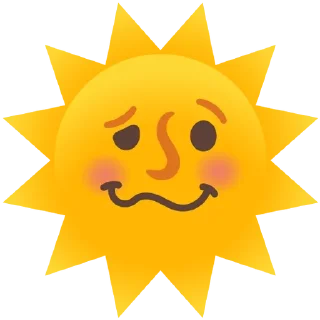 🥴 emoji SunFun Telegram sticker 22 of 44