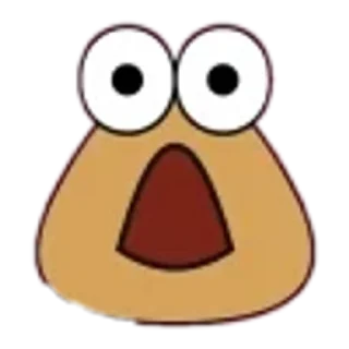 😧 emoji pou Telegram sticker 6 of 101