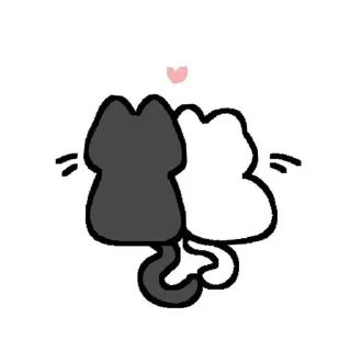 🐱 emoji Me and you Telegram sticker 13 of 24