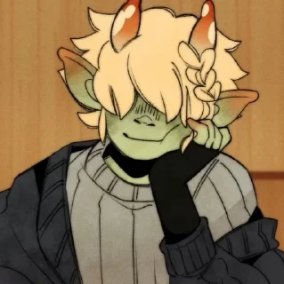😊 emoji Somebody once told me the worl Telegram sticker 10 of 101