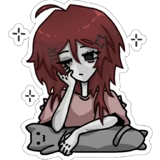 🌙 emoji Misunderstandings / tgk: @soynjetokimm Telegram sticker 6 of 8