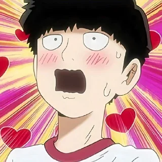Sticker from Моб психо @anime_sticks
