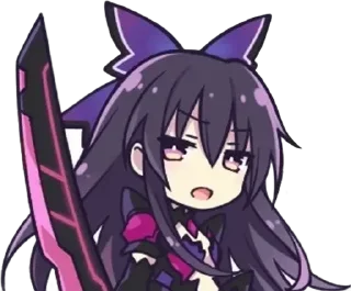 😠 emoji Мои милые духи! *DATE A LIVE* Telegram sticker 12 of 23