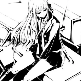 🌟 emoji — Kirigiri Kyoko 🎀 Telegram sticker 13 of 14