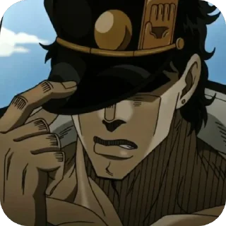 😓 emoji JOJO Telegram sticker 9 of 19