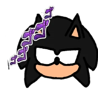 Sticker from Dark sonic by ludushuk V2