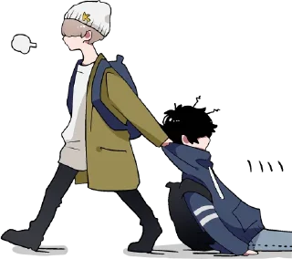 😤 emoji Mash and tempered boys :: @line_stickers Telegram sticker 22 of 80