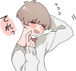 😳 emoji Mash and tempered boys :: @line_stickers Telegram sticker 14 of 80