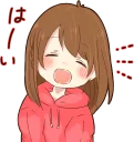 😄 emoji it's girl. :: @line_stickers Telegram sticker 16 of 120