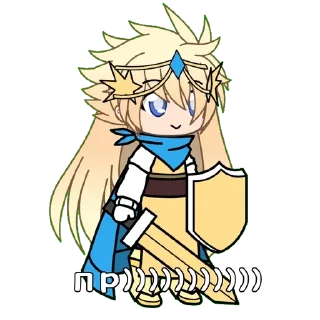 😊 emoji Гачи Мучи но это Мадлен Куки ( Telegram sticker 1 of 19