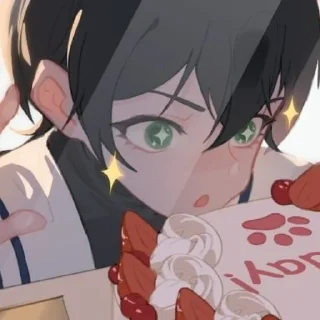 🤩 emoji chinen miya by @stickerhut Telegram sticker 9 of 102