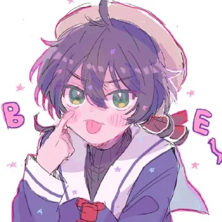 🤪 emoji chinen miya by @stickerhut Telegram sticker 6 of 102