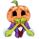 Sticker from Jack Pumpkin Head