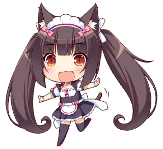 😸 emoji Chocola : @Mokkkay Telegram sticker 16 of 36
