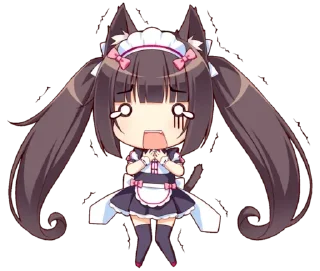 🙀 emoji Chocola : @Mokkkay Telegram sticker 5 of 36