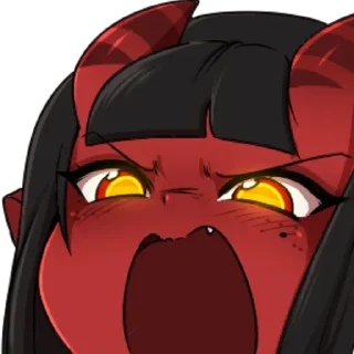 😡 emoji +А вот и моя суккубиха :: @Mmr Telegram sticker 13 of 32