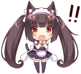 🙀 emoji Chocola : @Mokkkay Telegram sticker 8 of 36