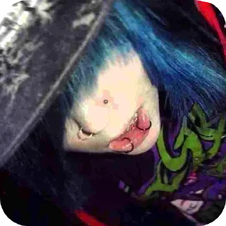 Sticker from emo/scenecorekid