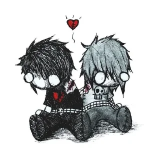💔 emoji Emo🥀⛓🩸 Telegram sticker 14 of 15