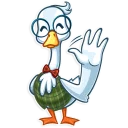 👋 emoji Mr. Goose Telegram sticker 5 of 30