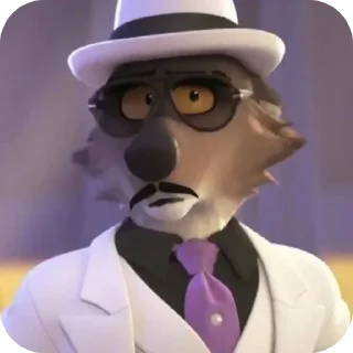 🎩 emoji Mr Wolf • @Earth928B Telegram sticker 7 of 35