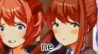 😐 emoji DDLC @any_stick Telegram sticker 15 of 49