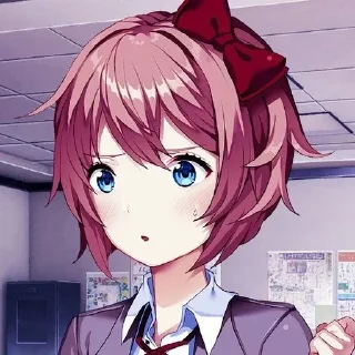 🎆 emoji 「🎆」Sayori Telegram sticker 7 of 35