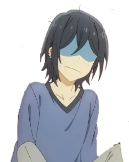 😨 emoji Horimiya @animelover9 Telegram sticker 24 of 120