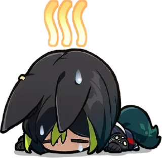 🫠 emoji @Genshin_3impact Telegram sticker 15 of 18