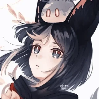 🔥 emoji Тигнари зайка Telegram sticker 8 of 92