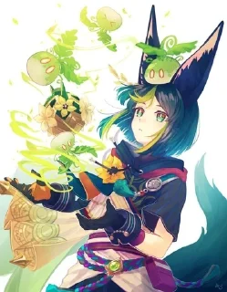 🌟 emoji 🖇️Тигнари💚 Telegram sticker 10 of 25
