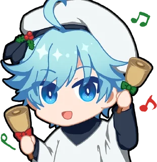 🛎 emoji New Year — @paimon_impact Telegram sticker 9 of 16