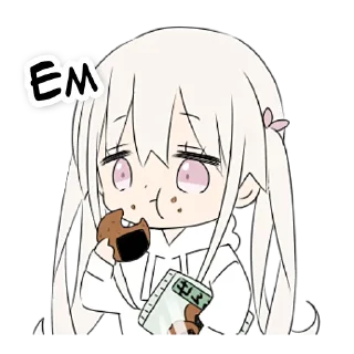 🧇 emoji Милая тян Telegram sticker 23 of 38