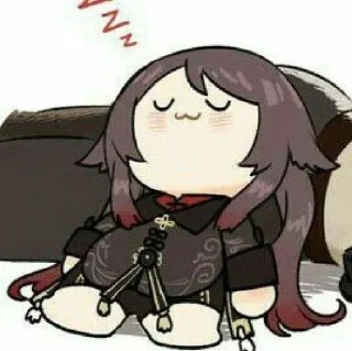 💤 emoji Ху Тао <3 Telegram sticker 9 of 88