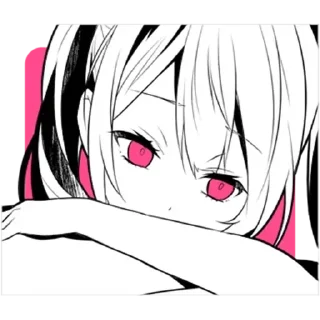 😞 emoji ୨୨ милая тян ⊹ . @stickers_emoji_R1N °. . !! Telegram sticker 8 of 16