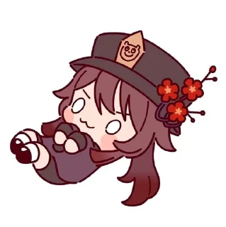👺 emoji Ху Тао <3 Telegram sticker 24 of 88